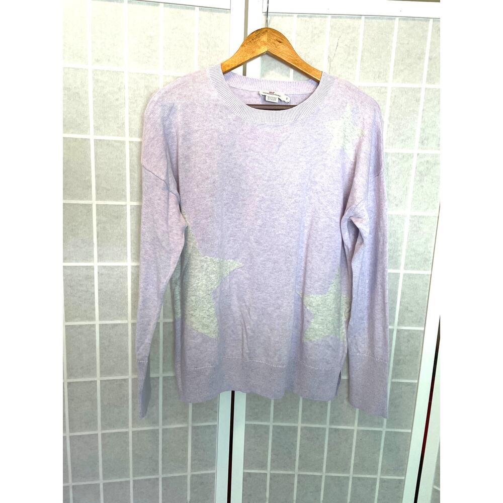 Vineyard Vines NEW Star Intarsia Sweater S Purple Celestial Coastal Preppy Beach